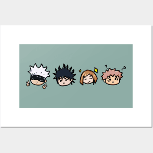 Anime Inspired Simple Chibis Posters and Art